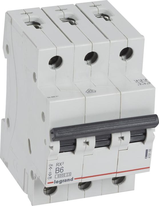 Image du produit Legrand LEG 419166 RX3 LS B6A 3P 6KA 3M
