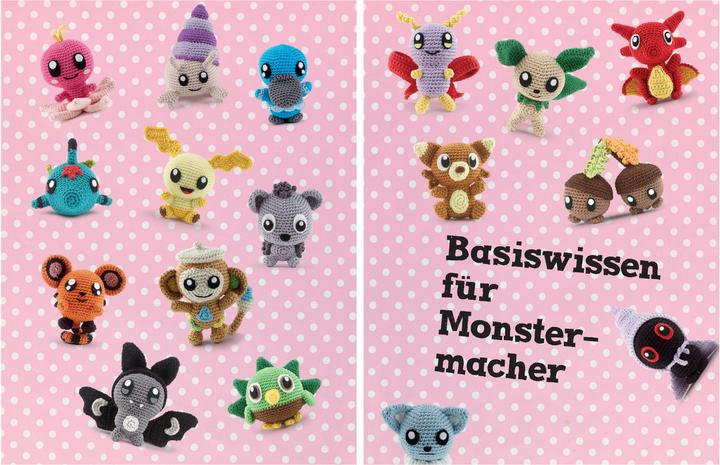 Actual product image Mini Amigurumi monsters - 20 super cute creatures to crochet and collect - fit in every trouser