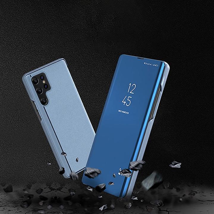 Produktbild Hurtel Back panel cover Clear View Case for Samsung Galaxy A56 Cover with Flip - Blue (Samsung Galaxy A56)