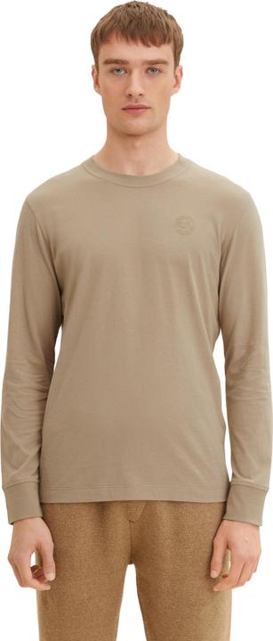 Produktbild Tom Tailor Longsleeve Langarmshirt mit Logo-Print und Rundhalsausschnitt (3XL)
