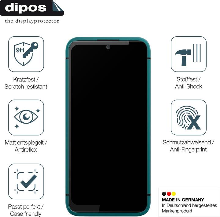 Produktbild Dipos Displayschutz Anti-Shock (2 Stück, Gigaset GX4)