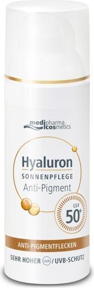 Immagine prodotto Dr. Theiss Hyaluron Sunp. Viso Anti-Pig.&Anti-Age SPF50, 50 ml CRE (Crema solare viso, SPF 50+, 50 ml)
