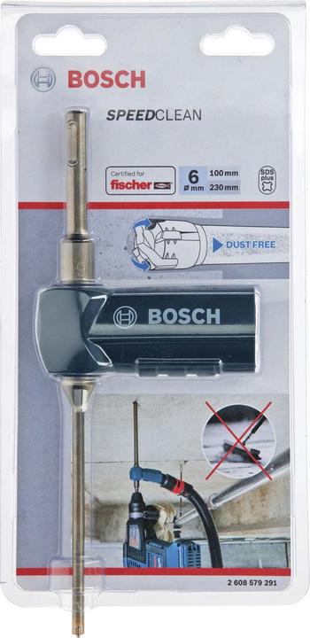 Productafbeelding Bosch Professional Zubehör Zuigboor SDS plus-9 Speed Clean Ø 6 x 100 x 230 mm (6 millimeter)
