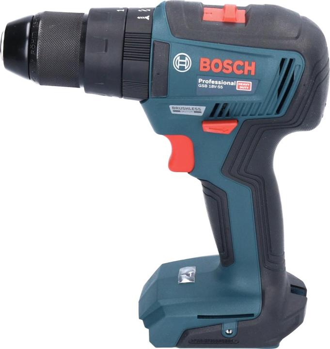 Actual product image Bosch Professional Bosch GSB 18V-55 Professional Battery Impact Drill 18 V 55 Nm Brushless + 1x ProCORE Battery 4.0 Ah (Rechargeable battery operated)