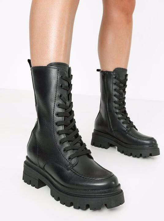 Produktbild Tamaris Plateau Lederstiefelette (37)
