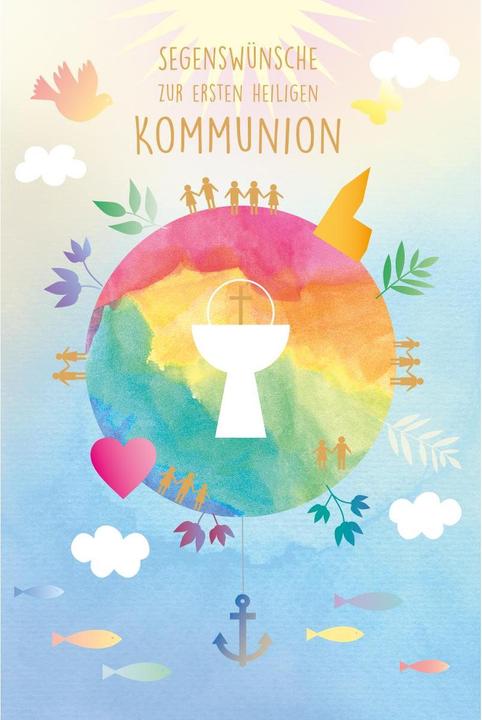 Actual product image ABC Glückwunschkarte Kommunion 12.5 x 17.6 cm (1 pcs.)
