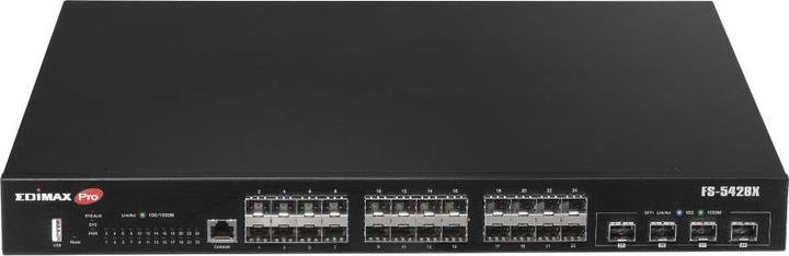 Produktbild edimax Switch 24 Gigabit SFP-Ports + 4 10GbE SFP+-Ports (28 Ports)