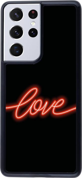 Produktbild PhoneLook Hülle Valentine 2023 neon love (Samsung Galaxy S21 Ultra 5G)