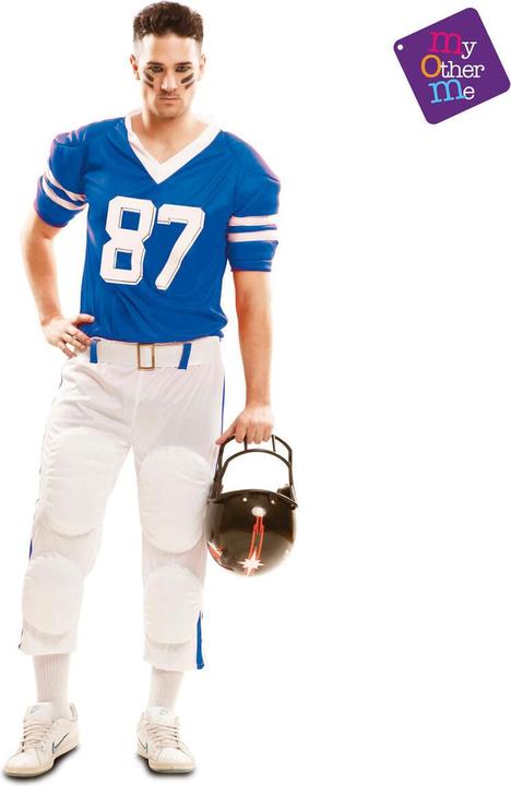 Immagine prodotto My Other Me Costume da giocatore di rugby blu S (S)