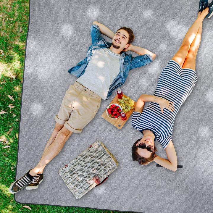 Actual product image Relaxdays Picnic blanket
