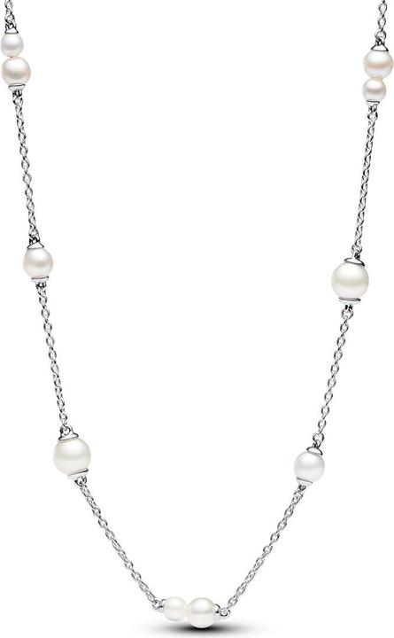 Pandora Behandelte Süsswasserzuchtperle Halskette (Silber 925, 45 cm)
