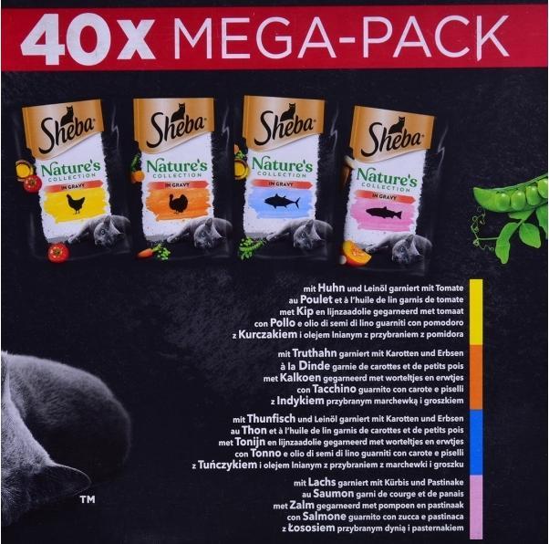 Sheba Sauce Feine Vielfalt (Senior, 40 Stk., 85 g)