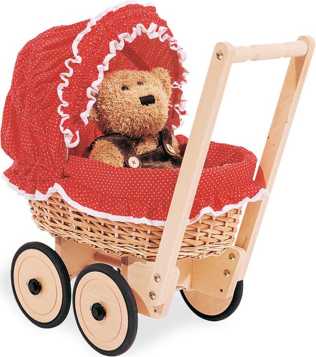 Pinolino Korbpuppenwagen Mona inkl. Bettbezug