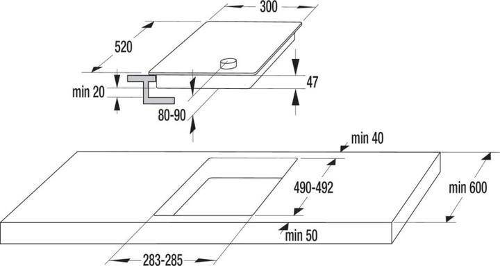 Actual product image Gorenje EC321BCSC Electric HiLight Hob 30cm
