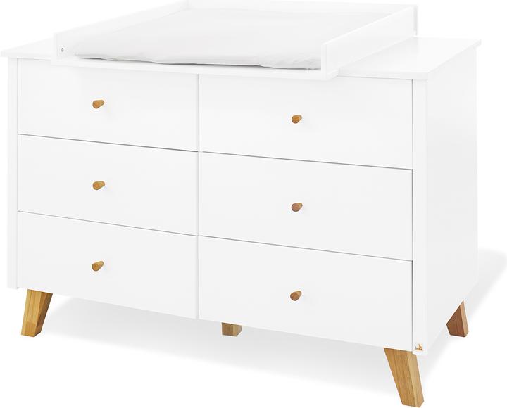 Produktbild Pinolino Pan extrabreit (Babybett, Wickelkommode)