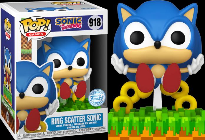 Immagine prodotto Funko POP! Sonic the Hedgehog Anello Scatter Sonic Esclusivo