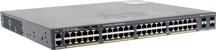 Actual product image Cisco Switch/Cat 2960-X 48GigE 740W 4x1G SFP (52 Ports)