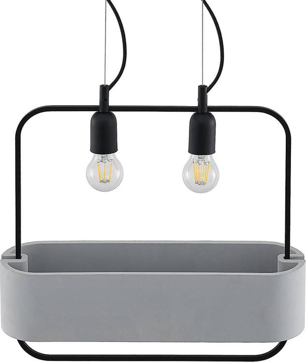 Immagine prodotto Lucande Lampada a sospensione Teona Nero/Grigio (E27)