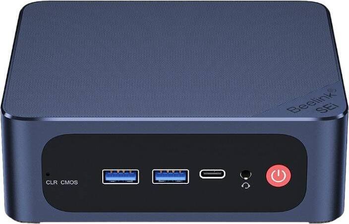 Actual product image Beelink MINI PC SEi12 Intel Corei5 - 12450H 16GB RAM 500GB Blue (Intel Core i5-12450H, 16 GB, 500 GB)