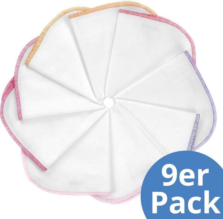 Image du produit Makian Lingettes en molleton Molton Flanell Baby Gants de toilette Pack de 9 30 x 30 cm (30 cm, 30 cm)
