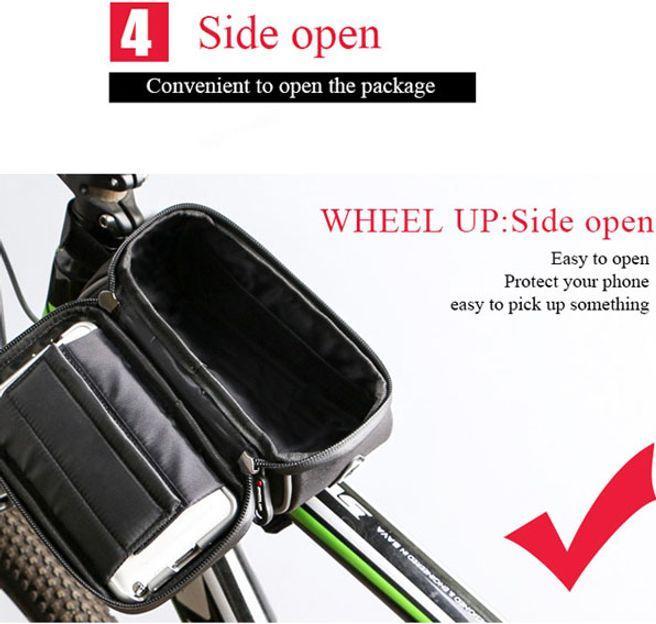 Image du produit Wheel Up Support vélo pour téléphones portables jusqu'à 6 pouces