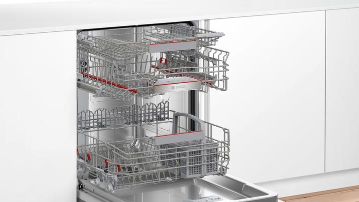 Image du produit Bosch Hausgeräte Série 4, lave-vaisselle semi-intégré, 60 cm, acier inoxydable, SMI4HDS53E
