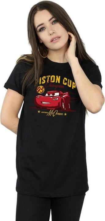 Immagine prodotto Disney Cars Piston Cup Champion Maglietta Ampia Donna (M)