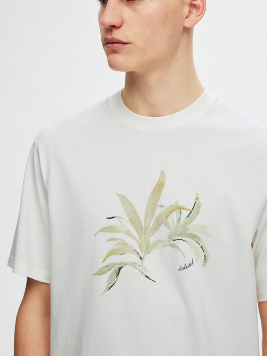 Image du produit Selected Homme T-shirt en coton imprimé (XL)