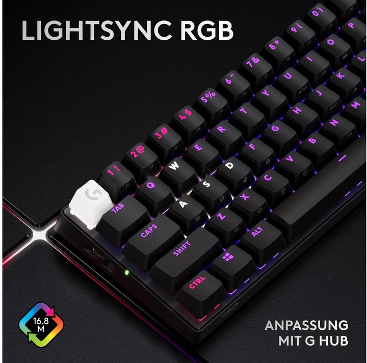 Actual product image Logitech G Pro X 60 (CH, Wireless, Cable)