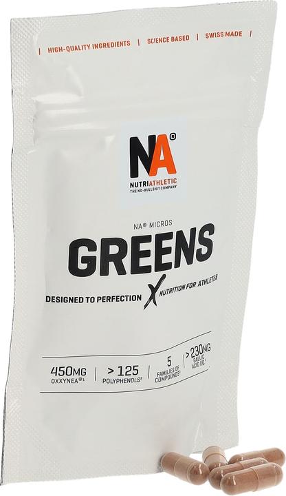 Actual product image Nutriathletic GREENS Caps (30 Piece, Capsules, 135 g)
