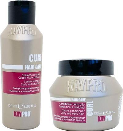Produktbild Kay Color Kepro Kaypro Haarpflege Mini CURL Shampoo & Maske 100ml (200 ml, Flüssiges Shampoo)