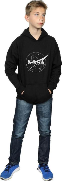 Immagine prodotto Nasa Classic Insignia Logo Monochrome Felpa con Cappuccio Ragazzi (140, 146)