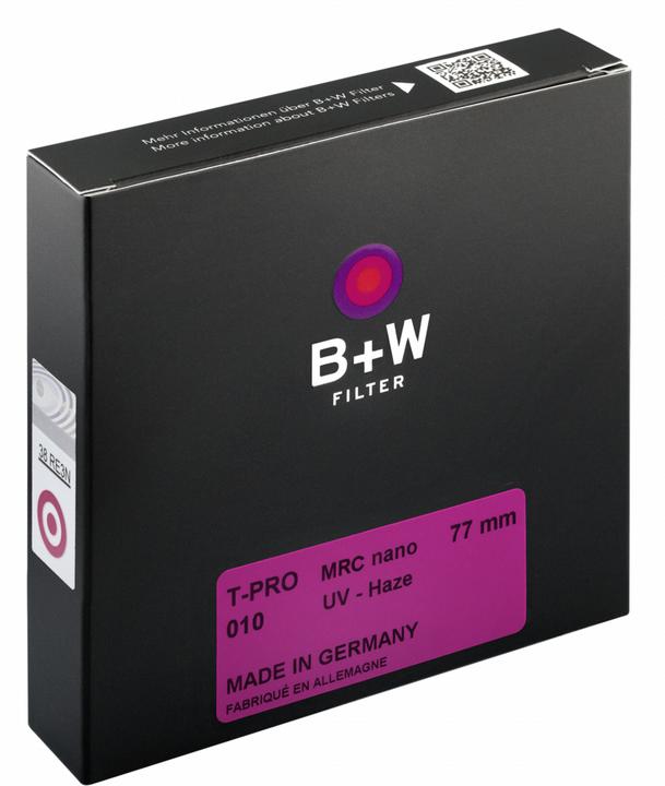 Productafbeelding B+W T-Pro 010 UV-Haze MRC nano 77mm (77 mm, UV-filter, Beschermend filter)