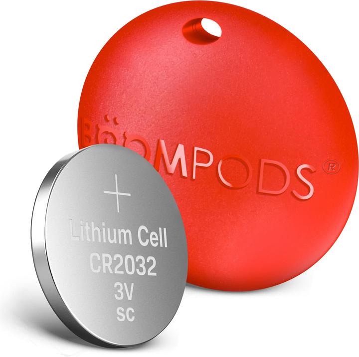 Actual product image Boompods BOOMTAG red (Apple)