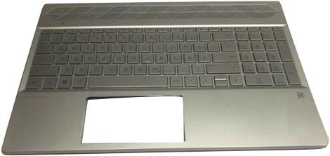 Image du produit HP L26321-041 Pièce de rechange pour ordinateur portable Boîtier inférieur+clavier