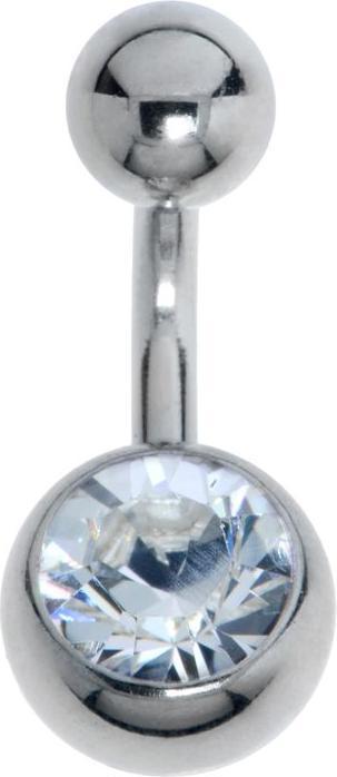 Bijouteria Bauchpiercing (Edelstahl, Zirkonia)