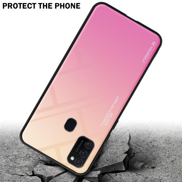 Produktbild Cadorabo TPU 2 Farben Glas Cover (Samsung Galaxy M21, Samsung Galaxy M30s)
