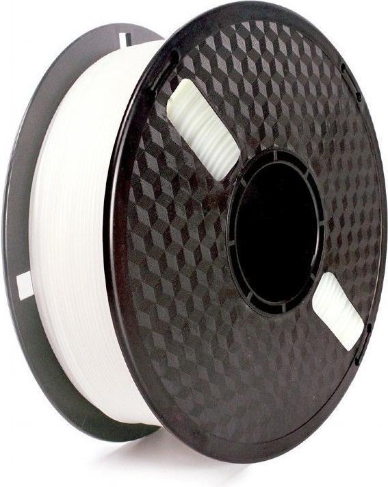 Image du produit Gembird Filament, PLA Flexible, blanc, 1.75 mm, 1 kg (PLA, 1.75 mm, 1320 g, Blanc)