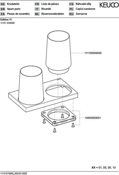 Image du produit Keuco Porte-verre double EDITION 11 verre en cristal avec support bro gebüge