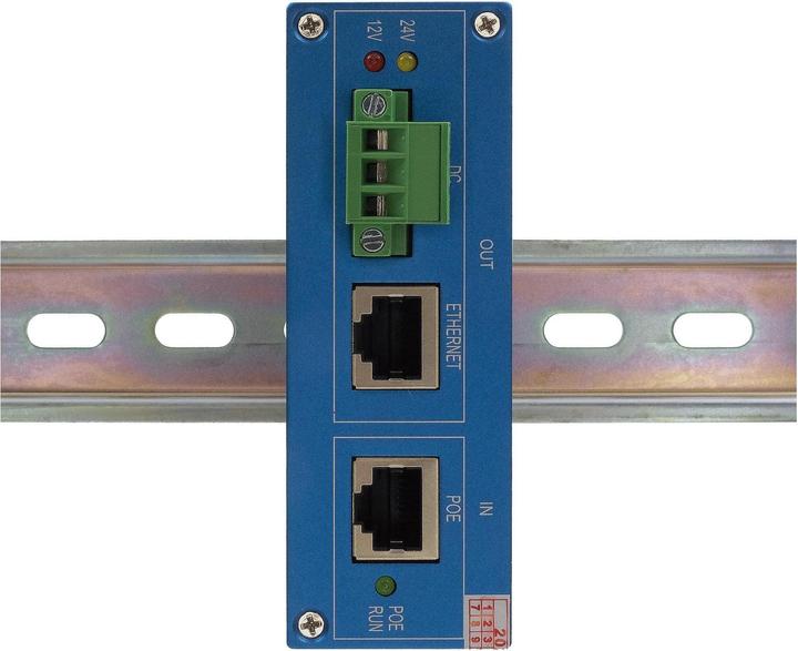Produktbild Exsys Ethernt PoE++ Splitter 10/100/1000M 802.3bt,24VDC/2A/48W (PoE Splitter)