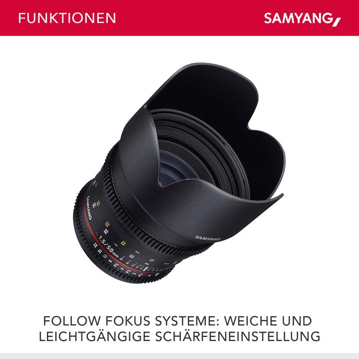 Immagine prodotto Samyang 85mm T1.5 VDSLR II MFT (Micro Four Thirds, Full-frame)