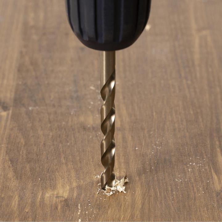 Actual product image Stier Wood drill bit set HSS Co 10 pcs. 1-10 mm (5 mm, 6 mm, 7 mm, 8 mm, 9 mm, 10 mm, 1 mm, 2 mm, 3 mm, 4 mm)