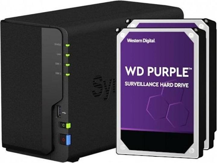 Actual product image Synology DS220+ (2 x 2 TB, WD Purple)