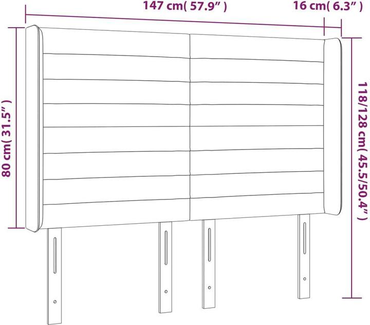 Produktbild VidaXL Kayla (147 x 16 x 128 cm)