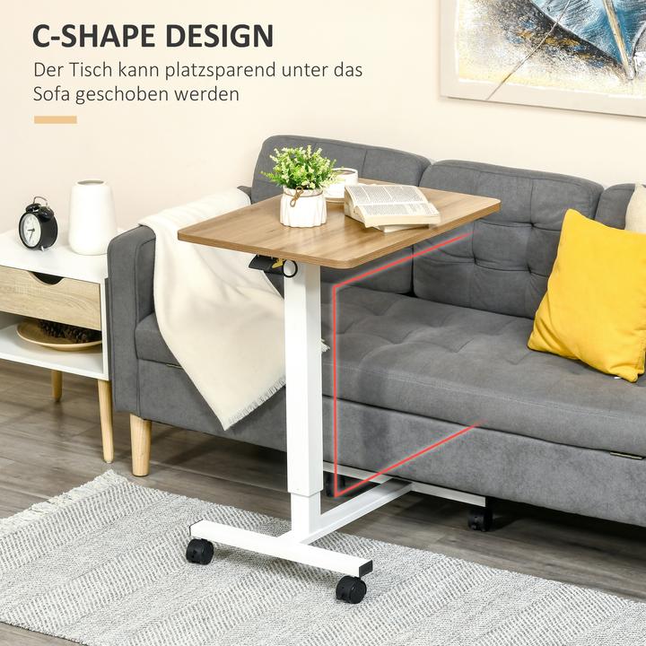 Image du produit Homcom Pupitre à roulettes (65 x 48 x 110 cm)