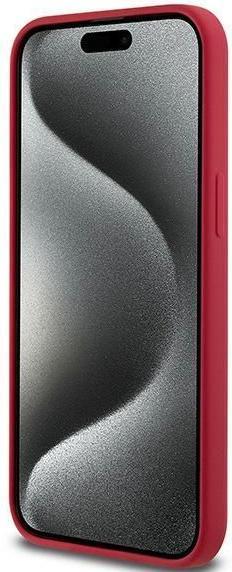 Produktbild Karl Lagerfeld KLHMP15XSCMKCRHR iPhone 15 Pro Max 6.7" czerwony/red hardcase Silicone Karl & Choupet (Apple iPhone 15 Pro Max)