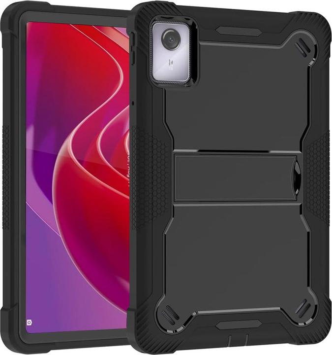 Techsuit - Rugged TabShell + Screen Protector - Lenovo Tab M11 - Black (Lenovo Tab M11)