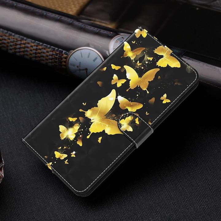 Produktbild Cover-Discount Google Pixel 8 Pro - Etui Glitzer Effekt Schmetterling gold (Google Pixel 8 Pro)