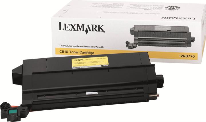 Produktbild Lexmark Gelb - Original - Tonerpatrone - für C910 (Y)
