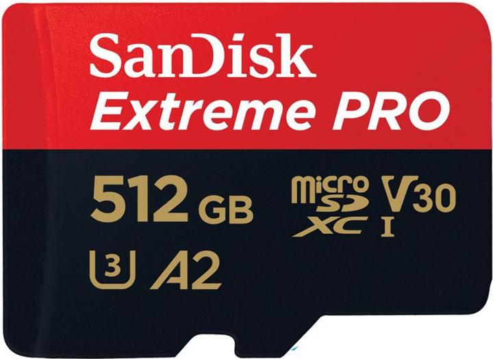 SanDisk Extreme Pro microSD A2 (512 GB, microSDXC, U3, UHS-I)